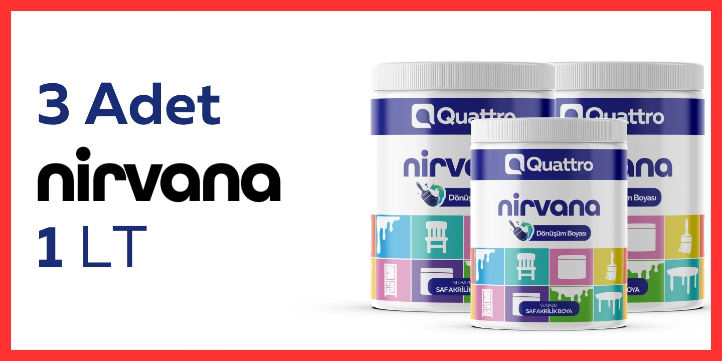 3 Adet nirvana 1 LT